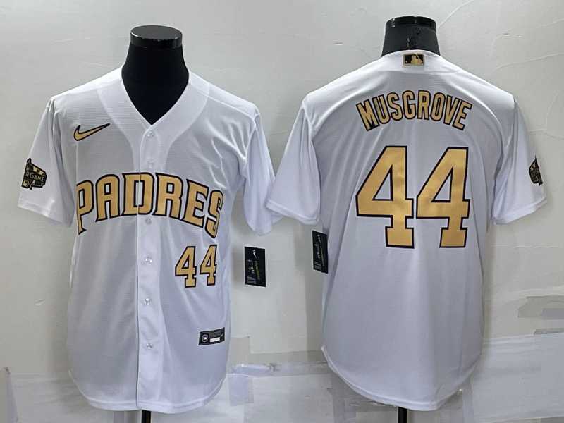 San Diego Padres #44 Joe Musgrove Number White 2022 All Star Stitched Cool Base Nike Jersey,We sell and wholesale San Diego Padres #44 Joe Musgrove Number White 2022 All Star Stitched Cool Base Nike Jersey on line form chian!